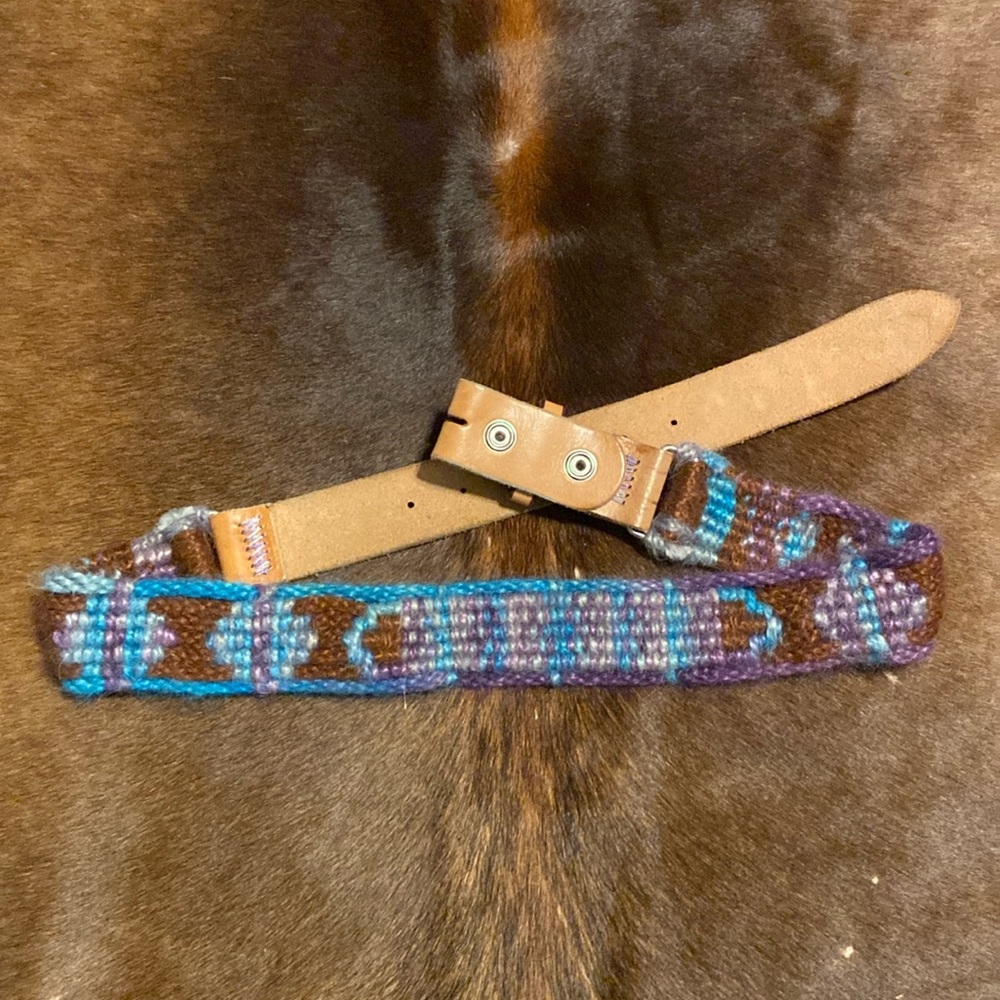 Gorgeous handmade mohair belt